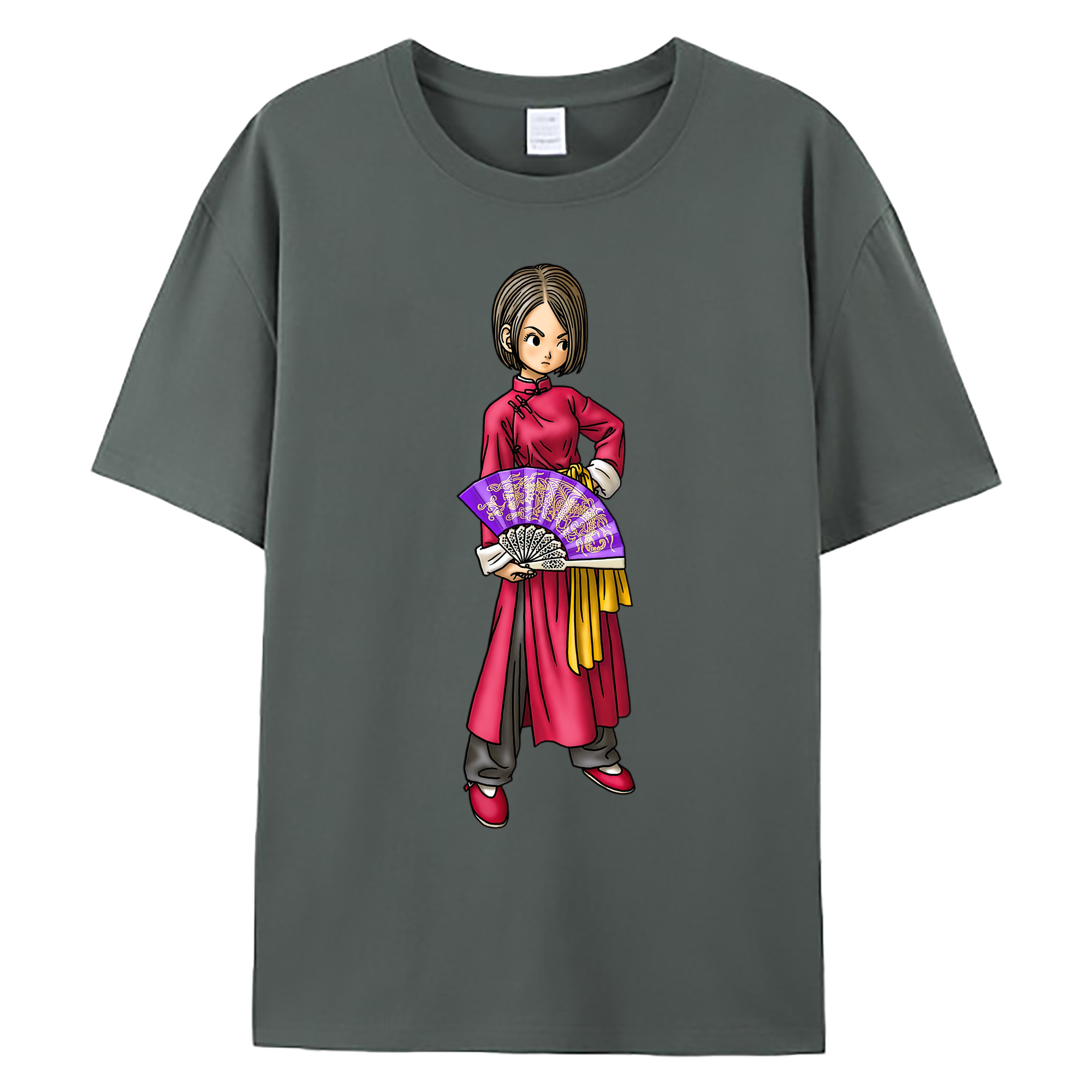 （画像用） ドラゴンクエスト Doragon Kuesuto Dragon Quest 綿100％ メンズ半袖Tシャツ｜肌触りやわらか＆通気性